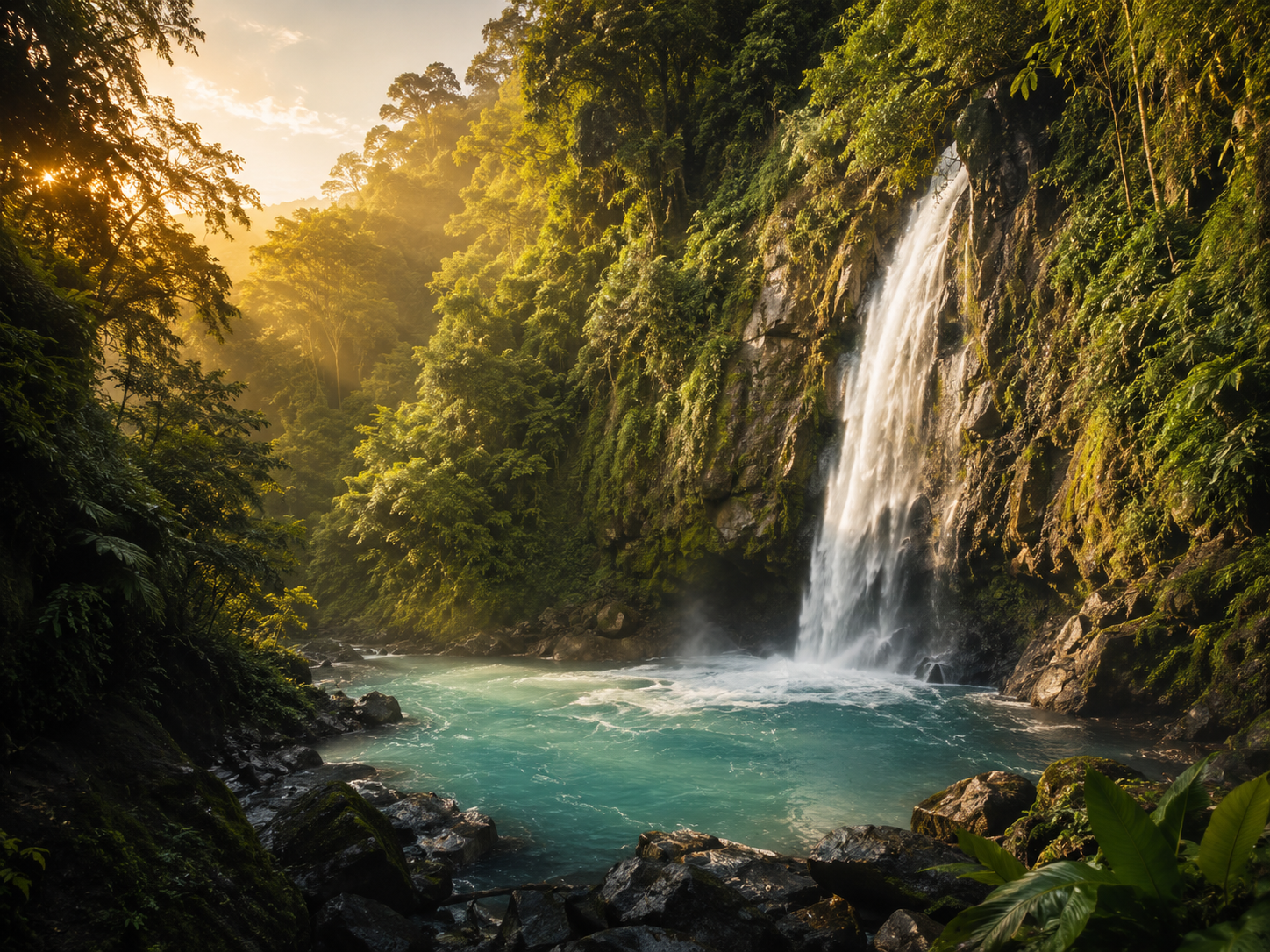 Costa Rica waterfall